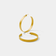 Genevieve Gold Hoop Earrings Jooel