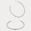 Saffana Silver Hoop Earrings JOOEL