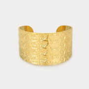 Estelle Textured Gold Cuff JOOEL