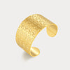 Estelle Textured Gold Cuff JOOEL