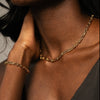 Barci Gold U-Link Necklace Jooel