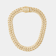 Bia Gold Chandelier Cuban Necklace Jooel