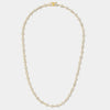 Sabine Dainty Gold Tennis Necklace Jooel