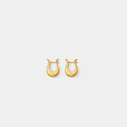 Harper Gold Huggie Earrings Jooel