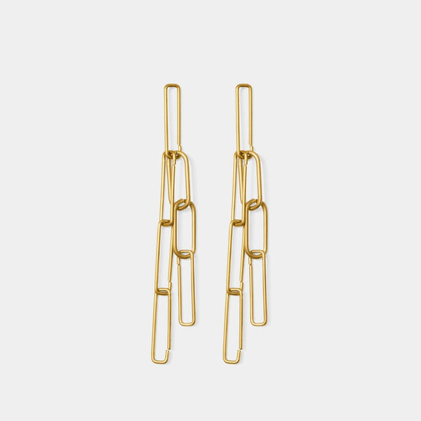 Rhea Chain Link Earrings Jooel