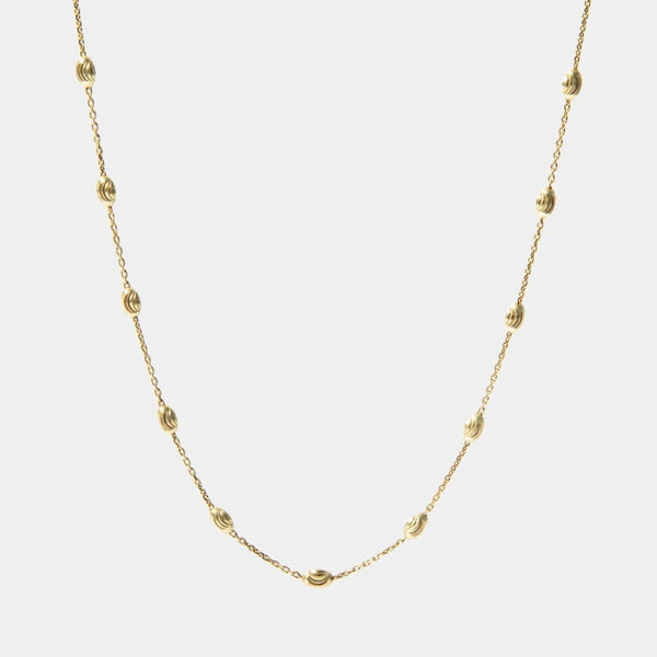 Gaia Beaded Necklace | Gold Jooel