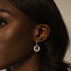 Audre Pave Interlock Hoops Jooel