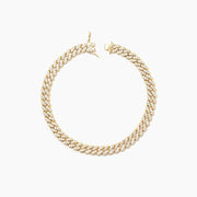Sansa Icy Cuban Necklace | Gold Jooel
