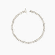 Kali Icy Cuban Necklace | Silver Jooel