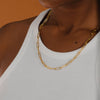 Kelly Gold Paperclip Necklace Jooel