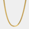 $tunna Gold Herringbone Necklace | 5mm Jooel