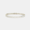 Solana Square Tennis Bracelet | Silver Jooel