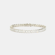 Solana Square Tennis Bracelet | Silver Jooel