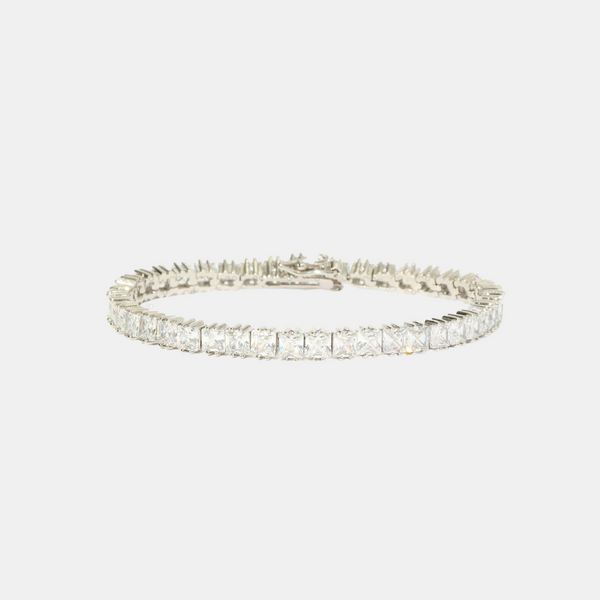 Square tennis bracelet lilac gold – Izabel Display