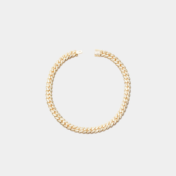 Zora Dainty Cuban Anklet Jooel